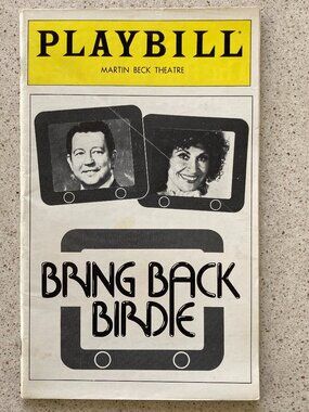 Chita Rivera Donald O'Connor Playbill Bring Back Birdie January1981 COLLEEN ZENK